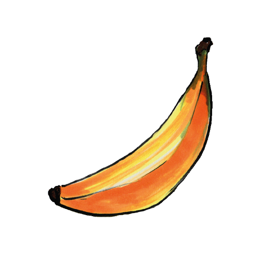 Bananenstückchen, getrocknet