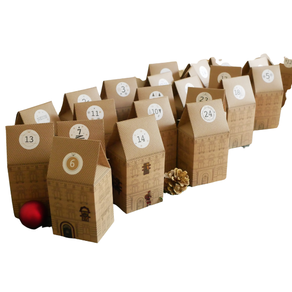 eat Adventskalender 24 Häuschen Produktbild