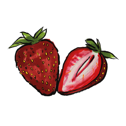 Erdbeeren, gefriergetrocknete